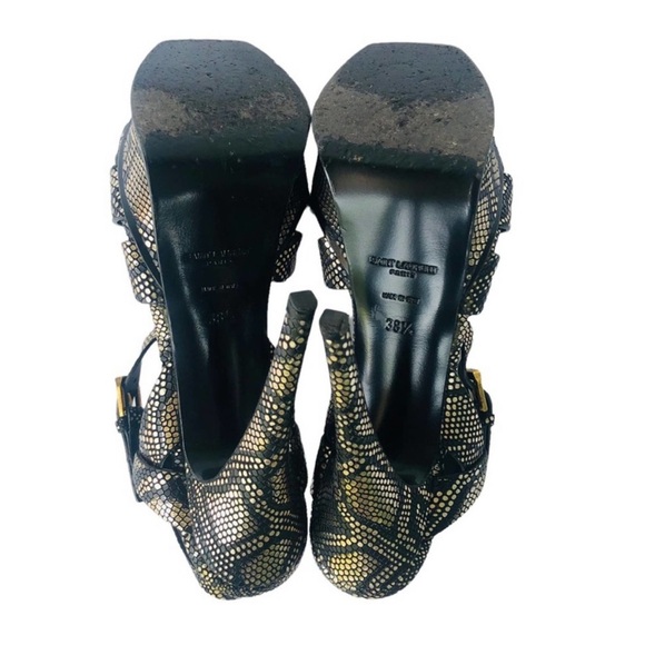 YSL Python Tribute Sandals - Picture 10 of 14